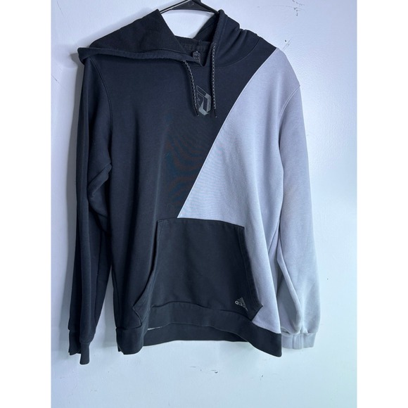 Adidas, black and gray hoodie size medium - Picture 1 of 7